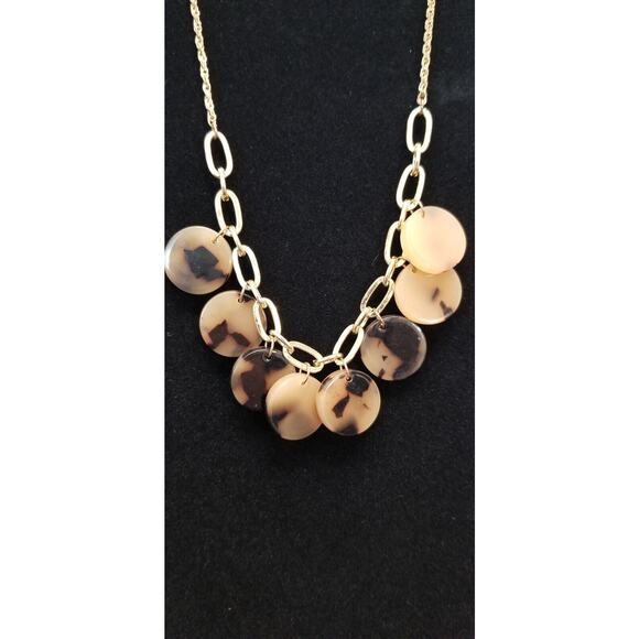 Plunder necklace 18 inches with a 2 inch extension coin shaped beads 51024* - Picture 2 of 8